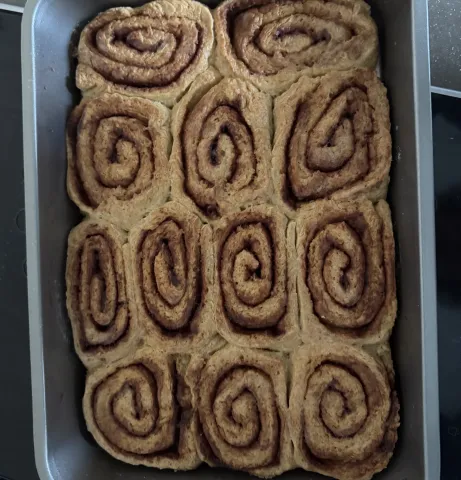 Kaneelbroodje detail