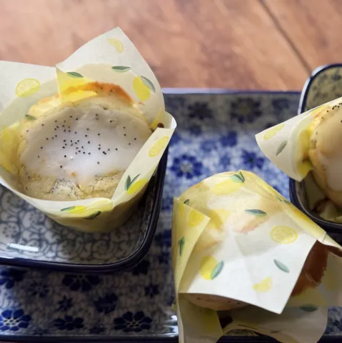 Citroen Maanzaad Muffin detail