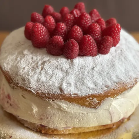 Victoria Sponge Taart boven